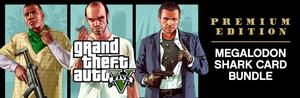 Grand Theft Auto V: Premium Edition & Megalodon Shark Card Bundle banner