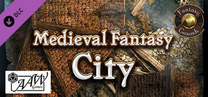 Fantasy Grounds - Black Scrolls Medieval Fantasy City (Map Tile Pack) banner