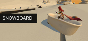 Snowboard banner