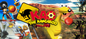 Kao the Kangaroo Trilogy banner
