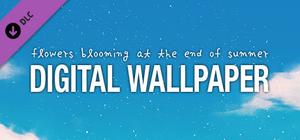 Flowers Blooming at the End of Summer Digital Wallpaper banner