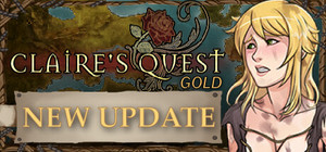 Claire's Quest: GOLD banner