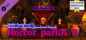 RPG Maker MZ - Minikle's Background CG Material Collection Abandoned School Horror part01 B banner
