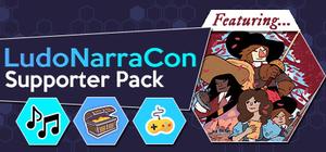 LudoNarraCon Supporter Pack featuring Cyrano banner
