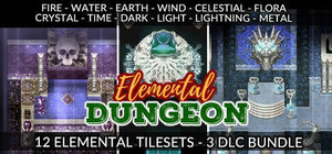 KR Elemental Dungeon Tileset MZ Bundle banner