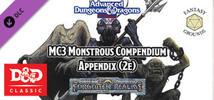 Fantasy Grounds - MC3 Monstrous Compendium Forgotten Realms Appendix (2e) banner