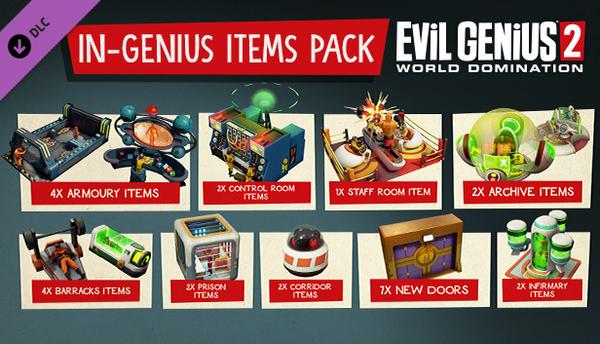Evil Genius 2: In-Genius Items Pack