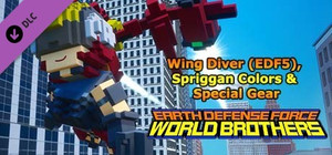 EARTH DEFENSE FORCE: WORLD BROTHERS - Wing Diver (EDF5), Spriggan Colors & Special Gear banner