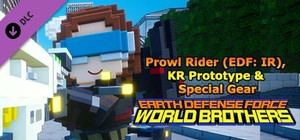 EARTH DEFENSE FORCE: WORLD BROTHERS - Prowl Rider (EDF: IR), KR Prototype & Special Gear banner