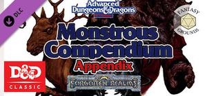 Fantasy Grounds - MC11 Monstrous Compendium Forgotten Realms Appendix (2E) banner