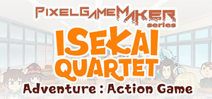 Pixel Game Maker Series ISEKAI QUARTET Adventure Action Game banner