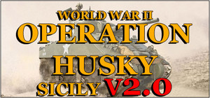 World War 2 Operation Husky banner
