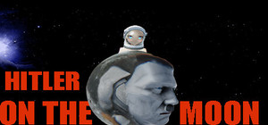 Hitler On The Moon banner