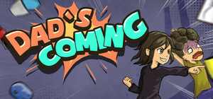 Dad's Coming banner