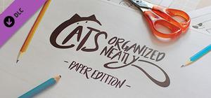 Cats Organized Neatly - Paper banner