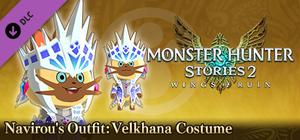 Monster Hunter Stories 2: Wings of Ruin - Navirou's Outfit: Velkhana Costume banner