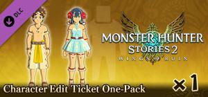 Monster Hunter Stories 2: Wings of Ruin - Character Edit Ticket One-Pack banner