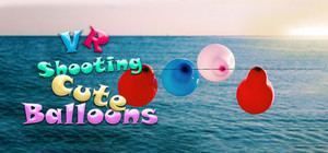 VR shooting cute balloons banner