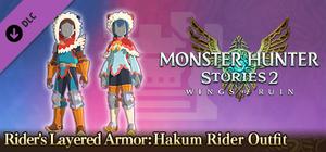Monster Hunter Stories 2: Wings of Ruin - Rider's Layered Armor: Hakum Rider Outfit banner