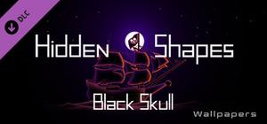 Hidden Shapes Black Skull - Wallpapers banner