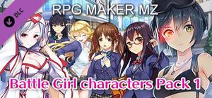 RPG Maker MZ - Battle Girl characters Pack 1 banner
