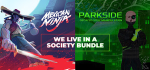We live in a society banner