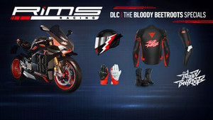 RiMS Racing - Bloody Beetroots Bike and Rider banner