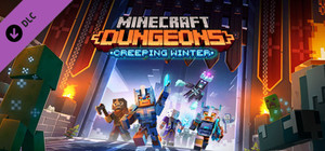 Minecraft Dungeons Creeping Winter banner