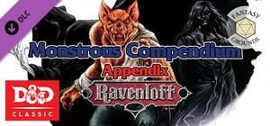 Fantasy Grounds - MC10 Monstrous Compendium Ravenloft Appendix (2E) banner