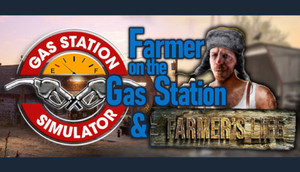 Farmer on the Gas Station banner