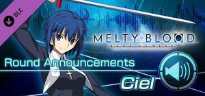 MELTY BLOOD: TYPE LUMINA - Ciel Round Announcements banner