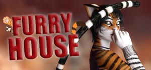 A furry house banner