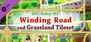 RPG Maker MZ - Winding Road and Grassland Tileset banner