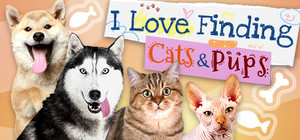 I Love Finding Cats and Pups banner