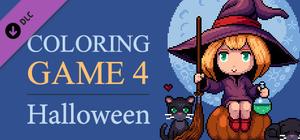 Coloring Game 4 - Halloween banner