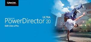 CyberLink PowerDirector 20 Ultra banner