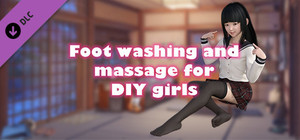 Foot washing and massage for DIY girls banner