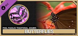 Pixel Puzzles Traditional Jigsaws Pack: Butterflies banner