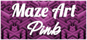 Maze Art: Pink banner