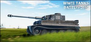 WWII Tanks Battle Battlefield banner