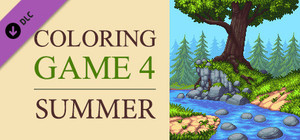 Coloring Game 4 - Summer banner