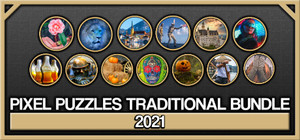 Pixel Puzzles Traditional Jigsaws Bundle: 2021 banner