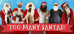 Too Many Santas banner
