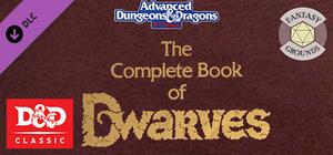 Fantasy Grounds - D&D Classics:PHBR6 The Complete Book of Dwarves (2E) banner