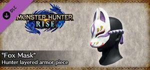 MONSTER HUNTER RISE - "Fox Mask" Hunter layered armor piece banner