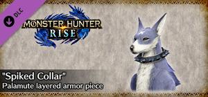 MONSTER HUNTER RISE - "Spiked Collar" Palamute layered armor piece banner
