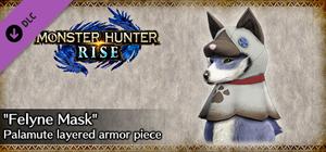 MONSTER HUNTER RISE - "Felyne Mask" Palamute layered armor piece banner