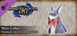 MONSTER HUNTER RISE - "Bow Collar" Palamute layered armor piece banner