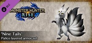 MONSTER HUNTER RISE - "Nine Tails" Palico layered armor set banner