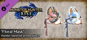 MONSTER HUNTER RISE - "Floral Mask" Hunter layered armor piece banner